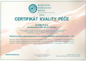 Certifikát